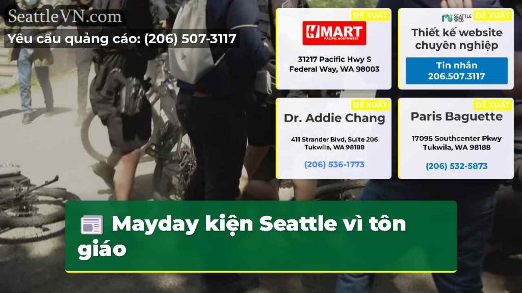 Mayday kiện Seattle vì tôn giáo
