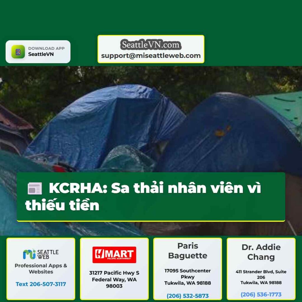 KCRHA: Sa thải nhân viên vì thiếu tiền