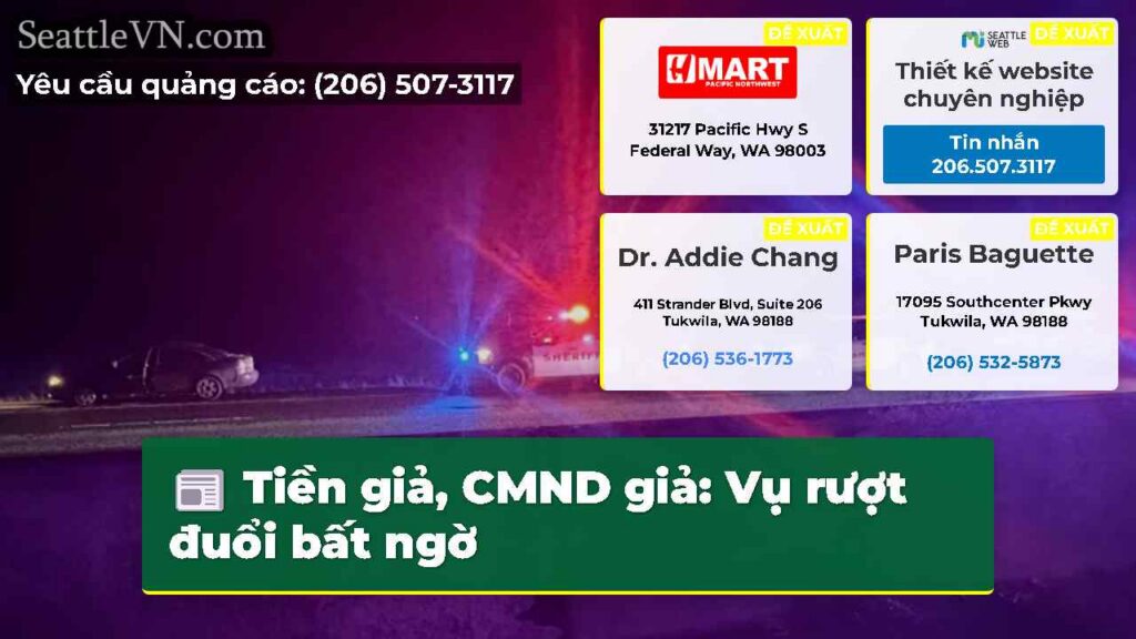 Tiền giả, CMND giả: Vụ rượt đuổi bất ngờ