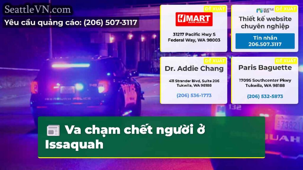 Va chạm chết người ở Issaquah