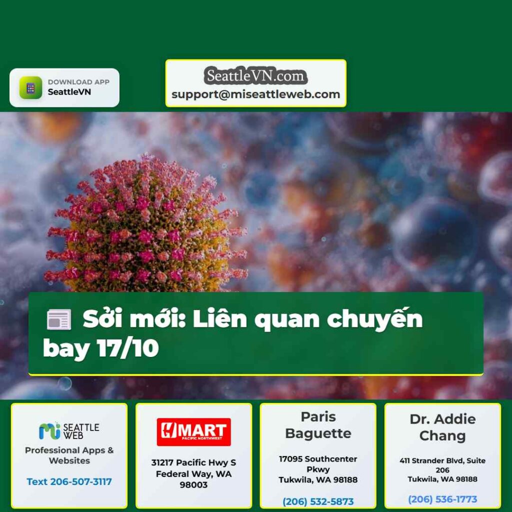 Sởi mới: Liên quan chuyến bay 17/10