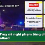 Truy nã nghi phạm tông chết ở Ballard