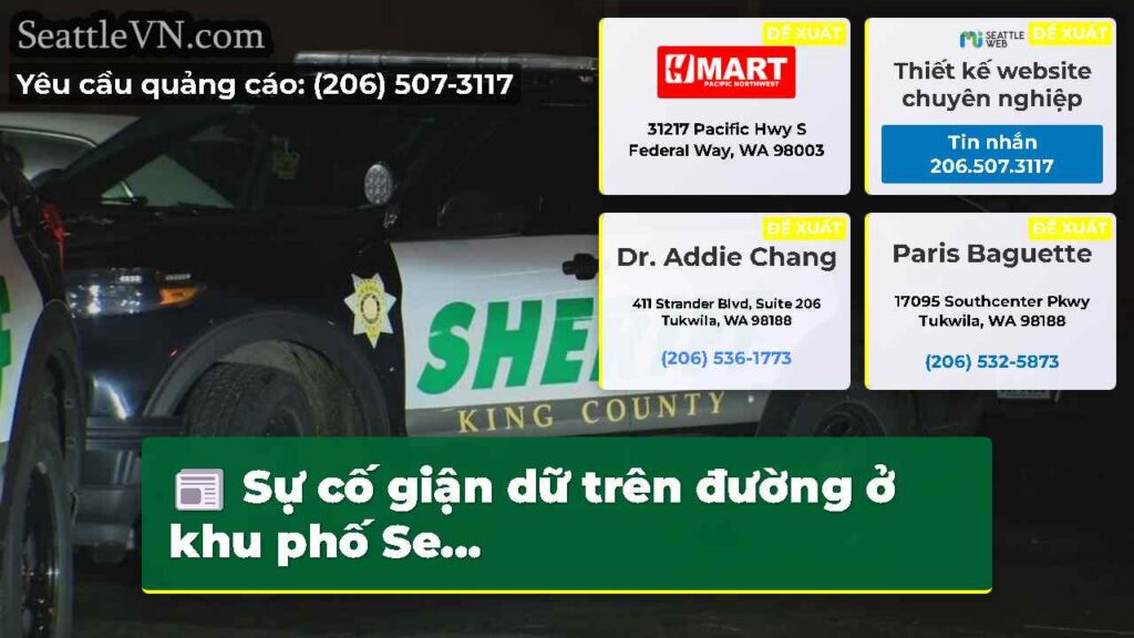 Sự cố giận dữ trên đường ở khu phố Se...
