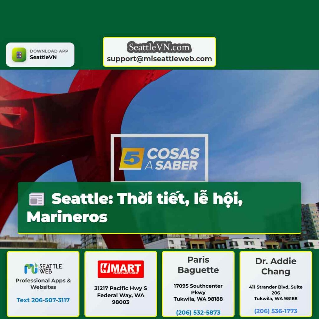 Seattle: Thời tiết, lễ hội, Marineros