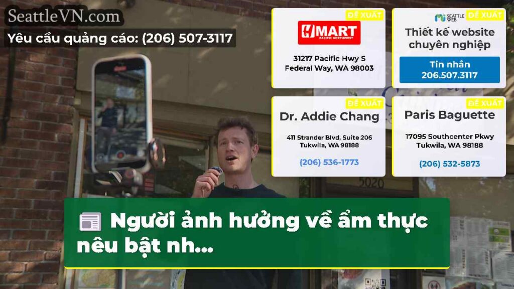 Người ảnh hưởng về ẩm thực nêu bật nh...