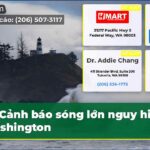 Cảnh báo sóng lớn nguy hiểm Washington