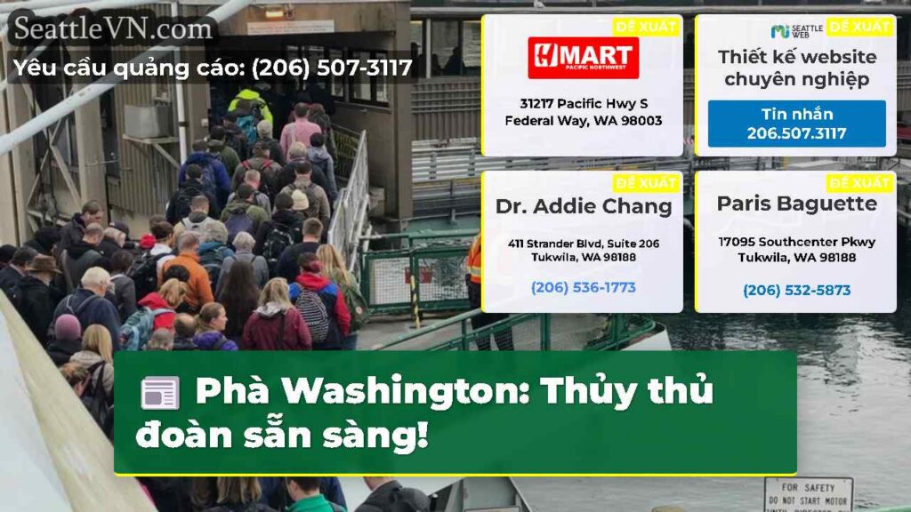 Phà Washington: Thủy thủ đoàn sẵn sàng!