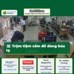 Trộm tiệm cầm đồ dùng búa tạ