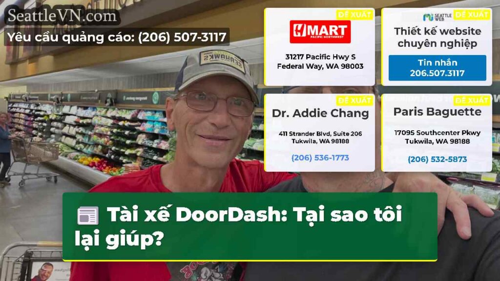 Tài xế DoorDash: Tại sao tôi lại giúp?