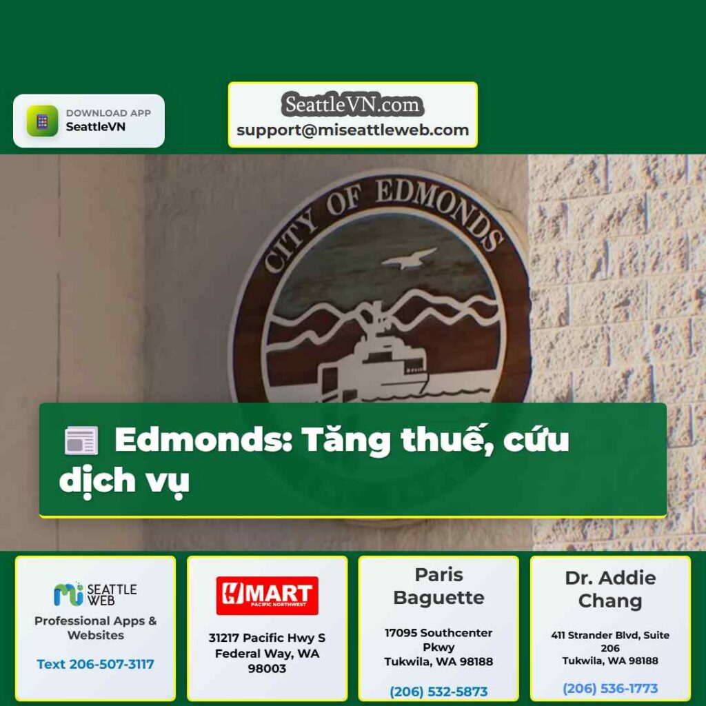 Edmonds: Tăng thuế, cứu dịch vụ