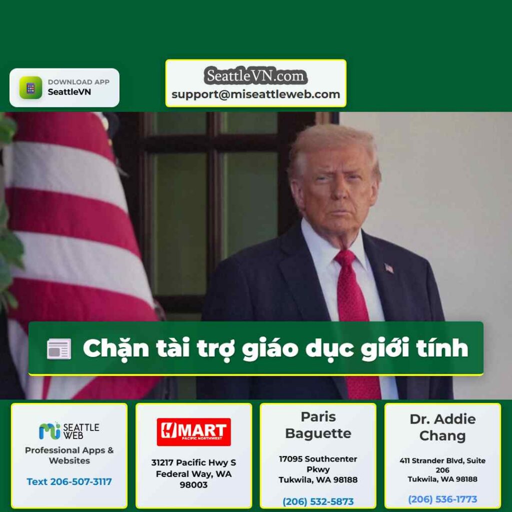 Chặn tài trợ giáo dục giới tính