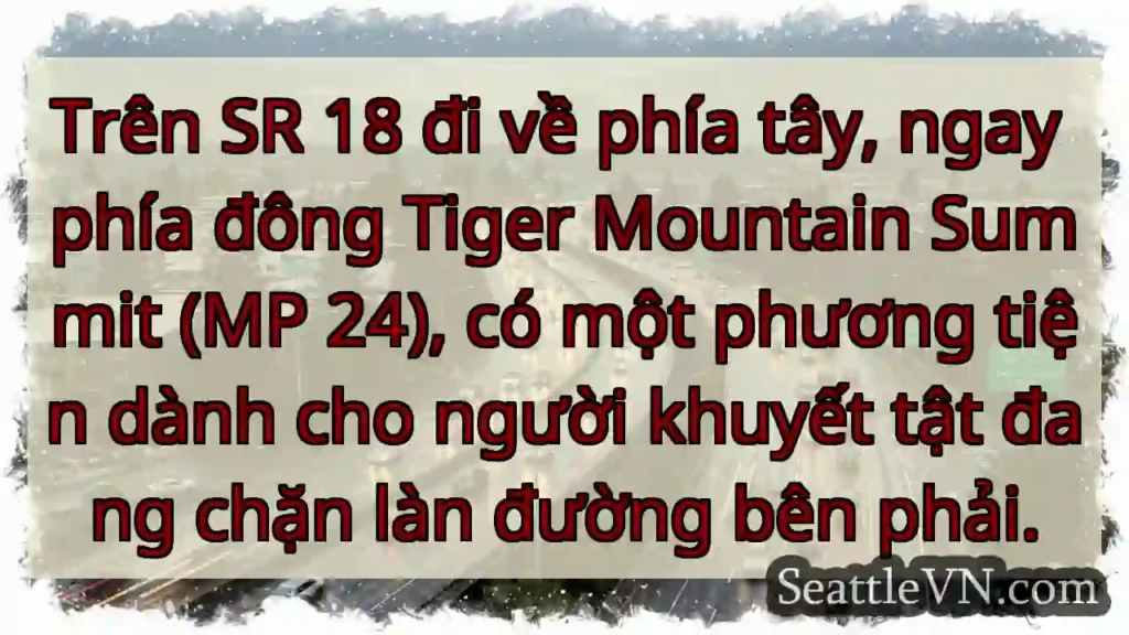 Trên SR 18 đi về phía tây, ngay phía đông Tiger