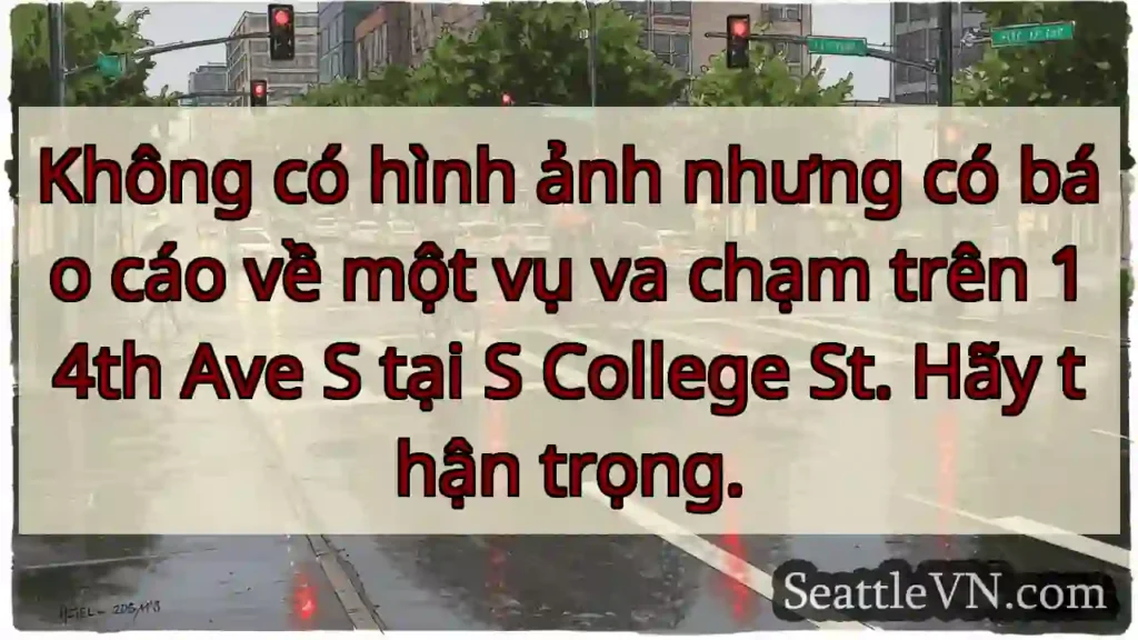 Không có hình ảnh nhưng có báo cáo về một vụ va
