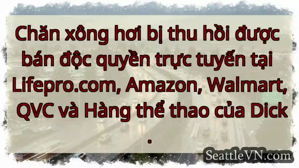 Chăn xông hơi bị thu hồi được bán độc quyền trực