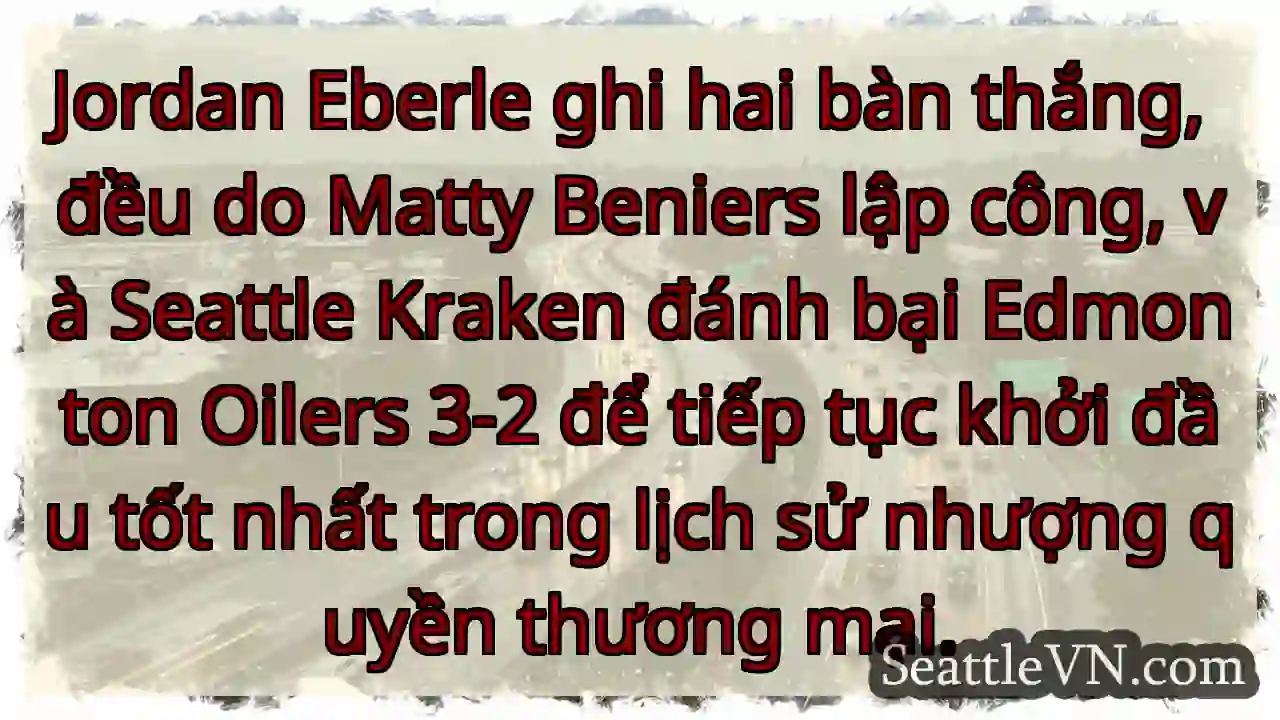 Jordan Eberle ghi hai bàn thắng, đều do Matty