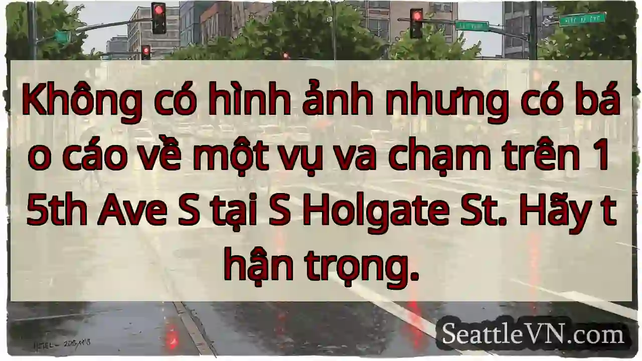 Không có hình ảnh nhưng có báo cáo về một vụ va