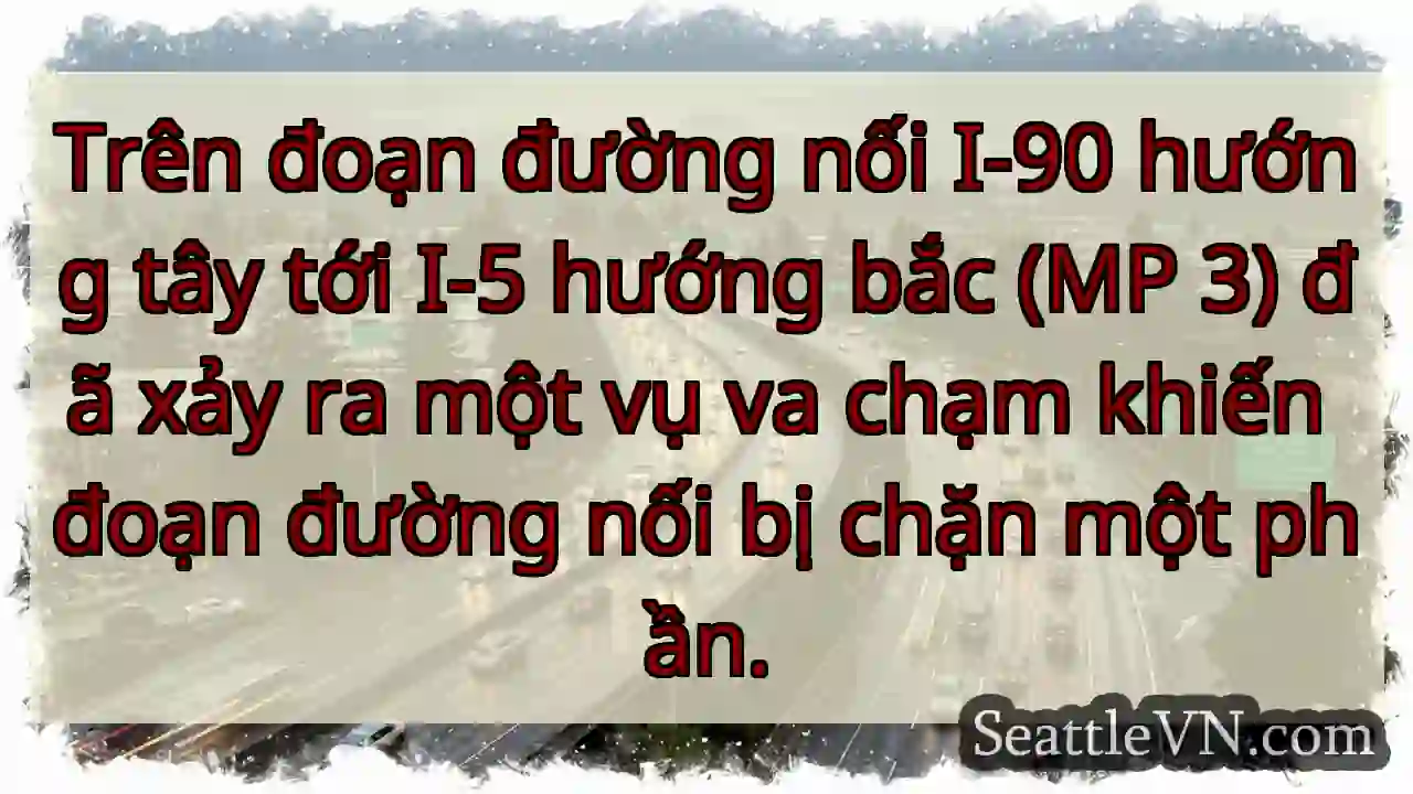 Trên đoạn đường nối I-90 hướng tây tới I-5 hướng
