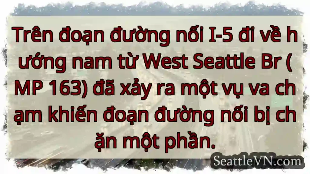 Trên đoạn đường nối I-5 đi về hướng nam từ West