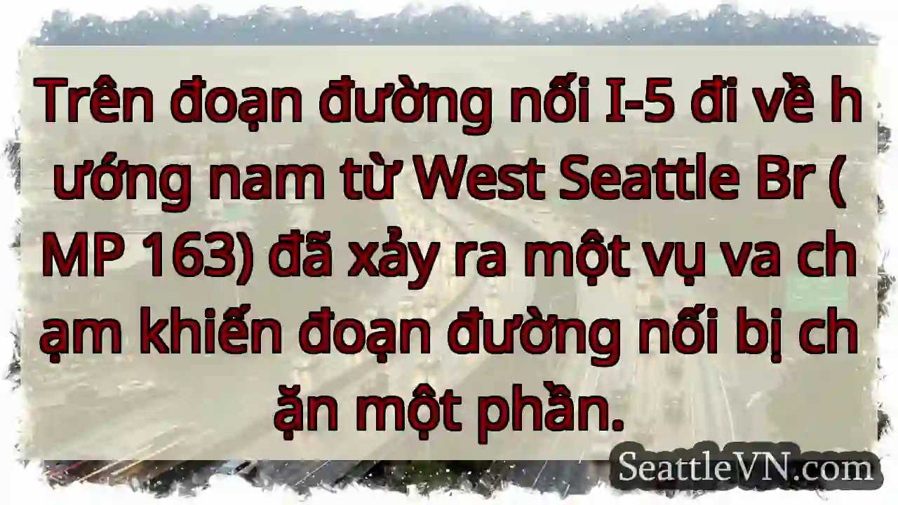 Trên đoạn đường nối I-5 đi về hướng nam từ West