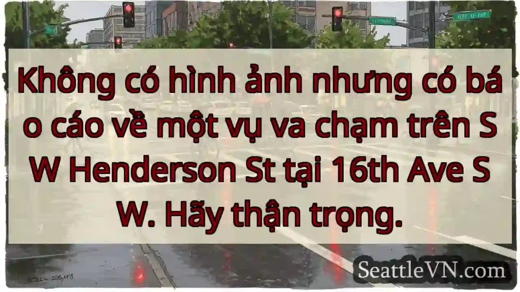 Không có hình ảnh nhưng có báo cáo về một vụ va