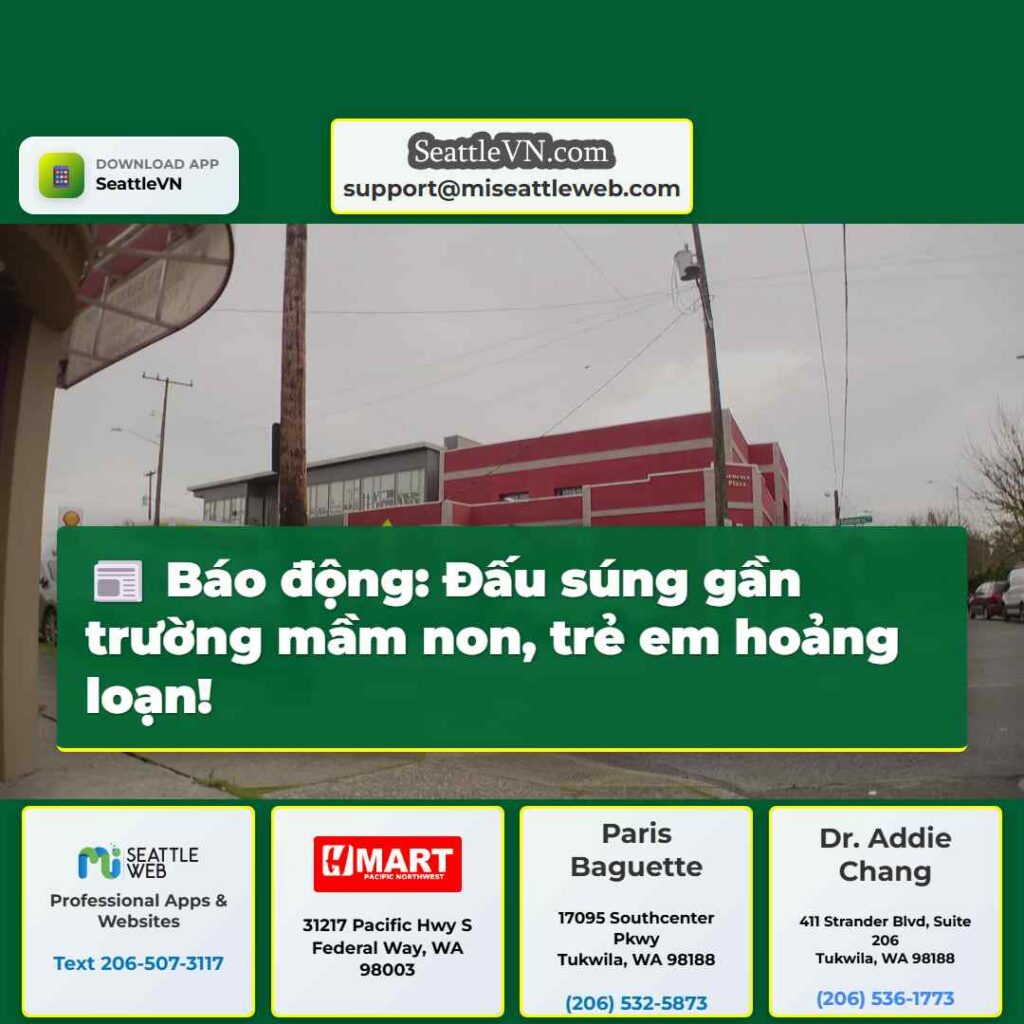 Báo động: Đấu súng gần trường mầm non, trẻ em