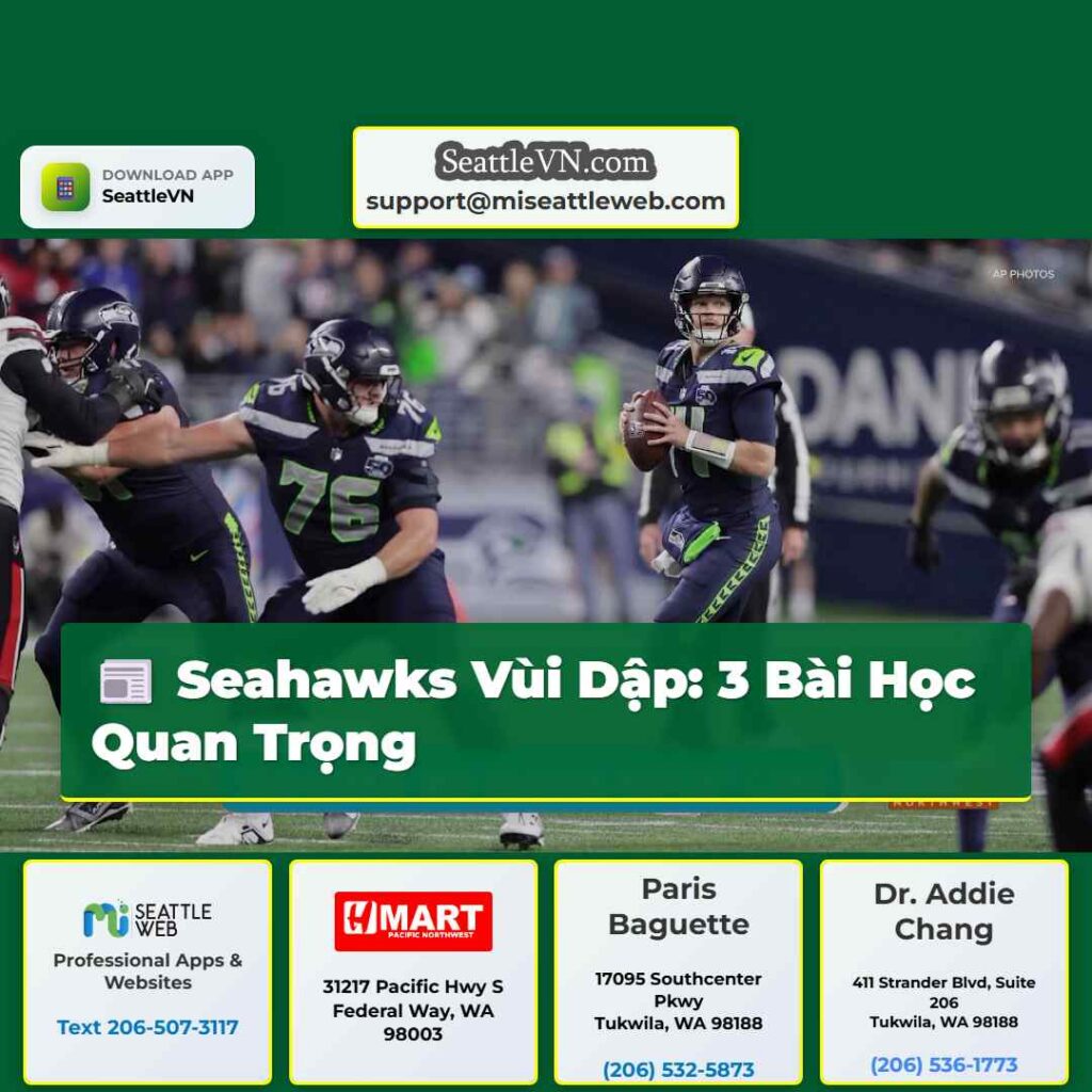 Seahawks Vùi Dập: 3 Bài Học Quan Trọng