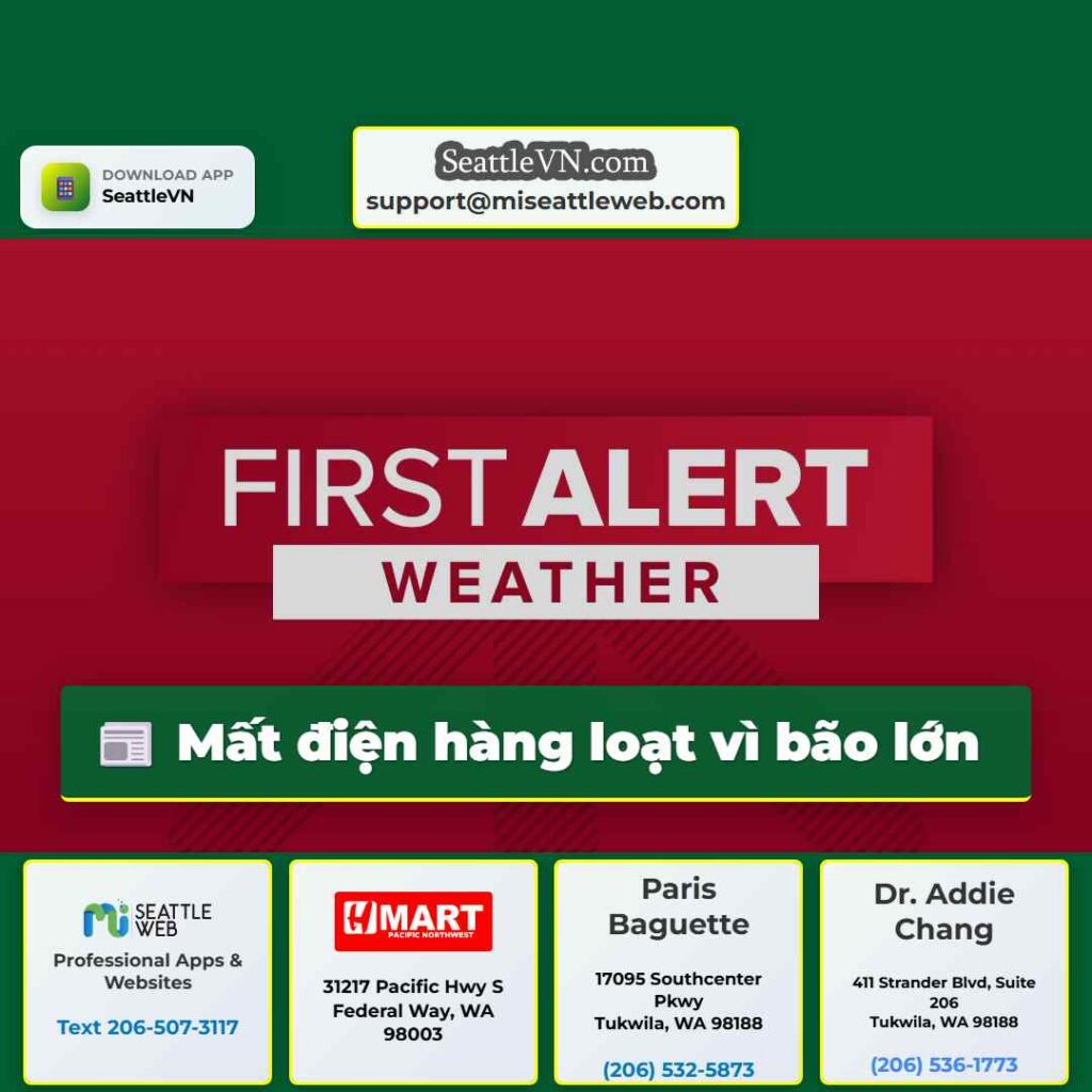 Mất điện hàng loạt vì bão lớn