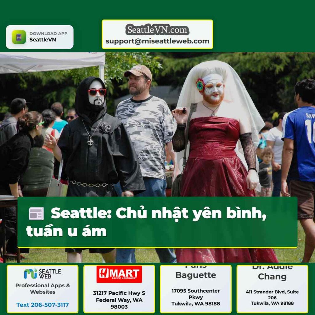 Seattle: Chủ nhật yên bình, tuần u ám