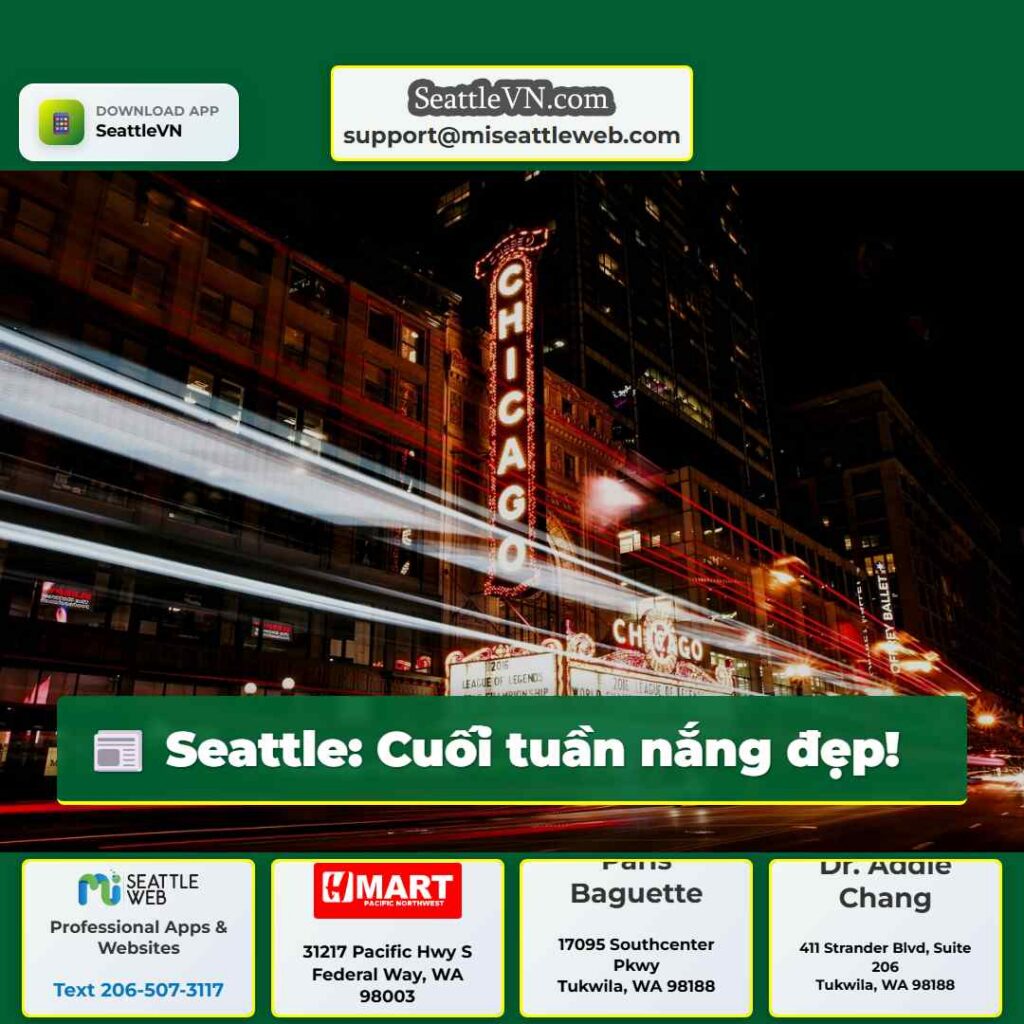 Seattle: Cuối tuần nắng đẹp!