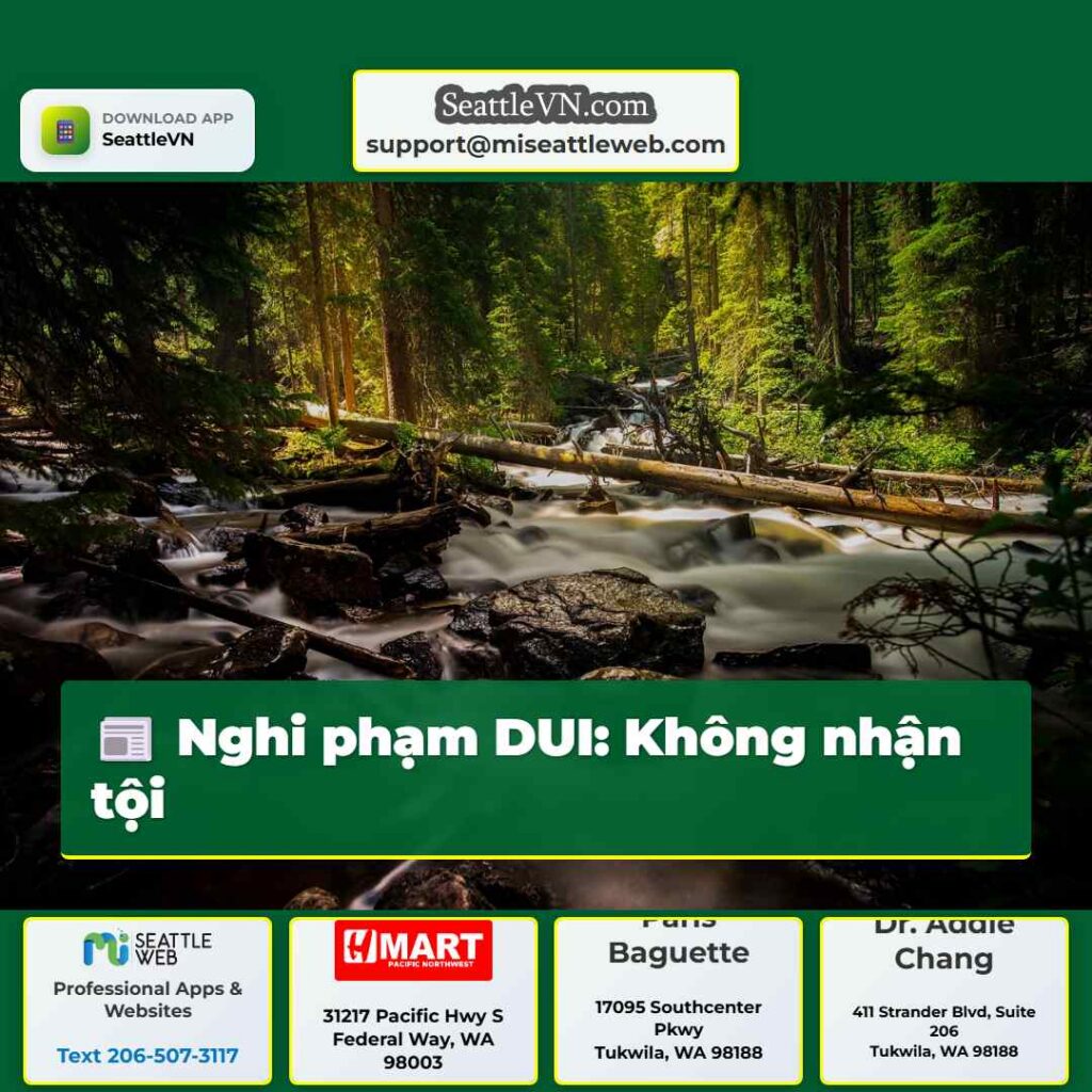 Nghi phạm DUI: Không nhận tội