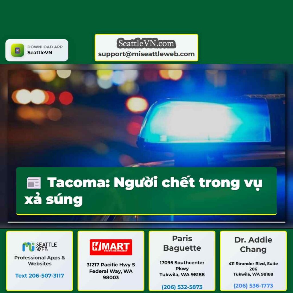 Tacoma: Người chết trong vụ xả súng