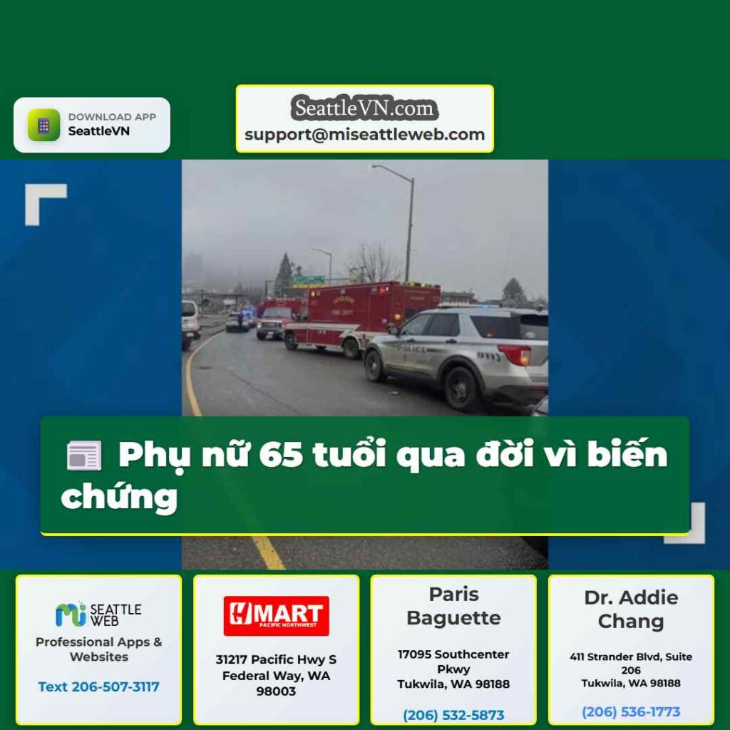 Phụ nữ 65 tuổi qua đời vì biến chứng