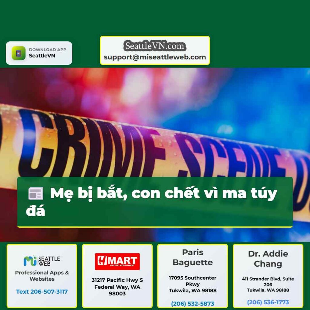 Mẹ bị bắt, con chết vì ma túy đá