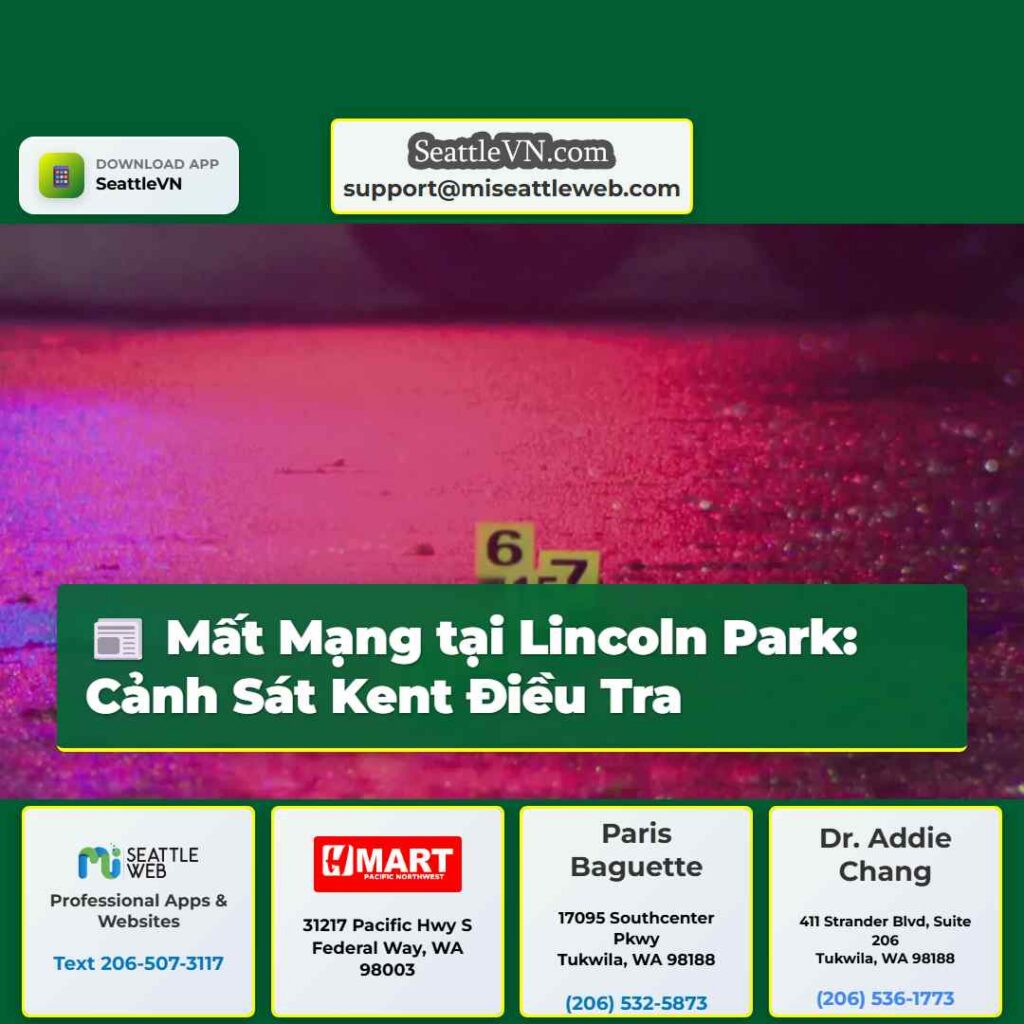 Mất Mạng tại Lincoln Park: Cảnh Sát Kent Điều Tra