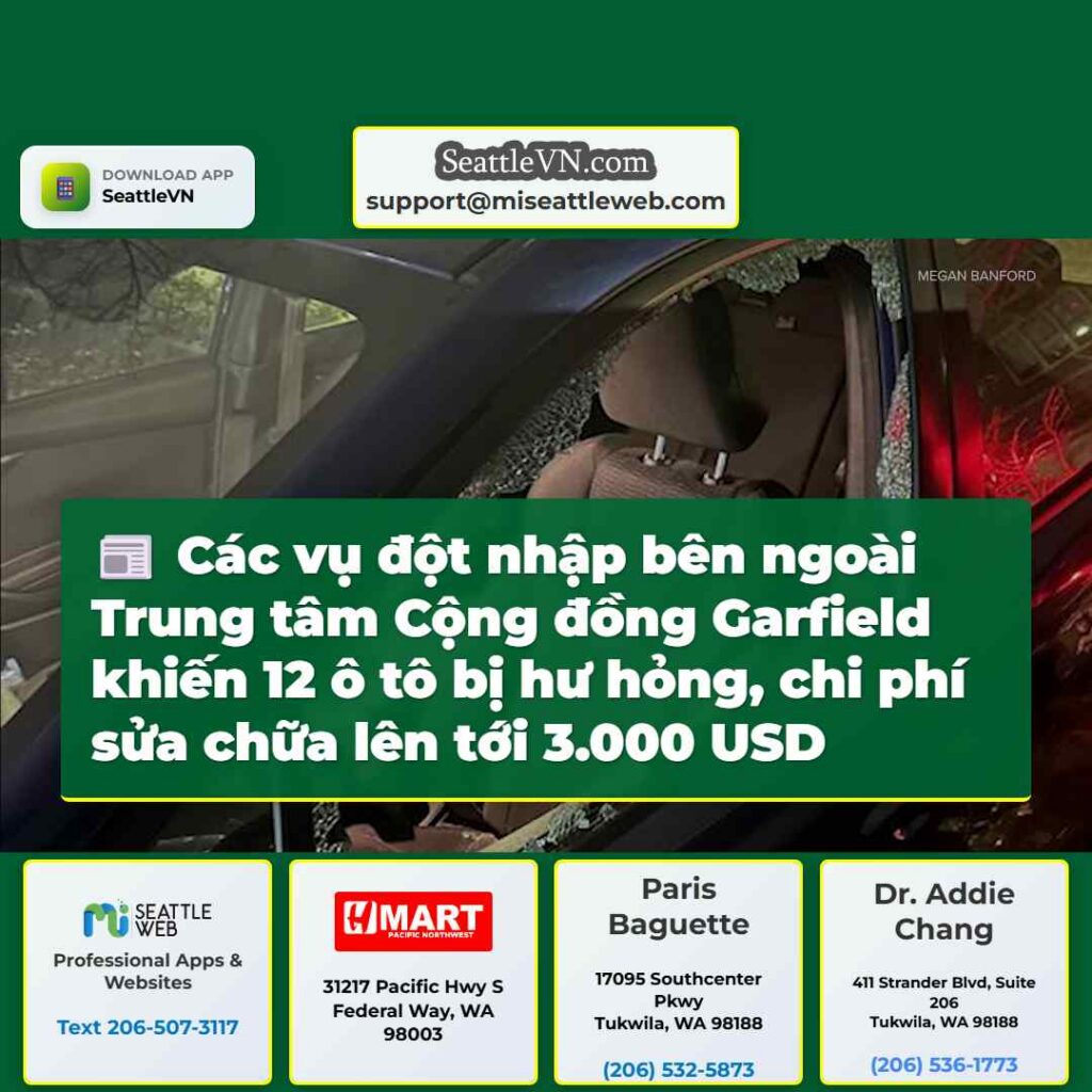 Các vụ đột nhập bên ngoài Trung tâm Cộng đồng