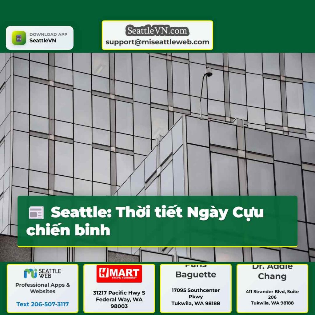 Seattle: Thời tiết Ngày Cựu chiến binh