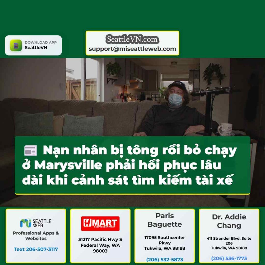 Nạn nhân bị tông rồi bỏ chạy ở Marysville phải