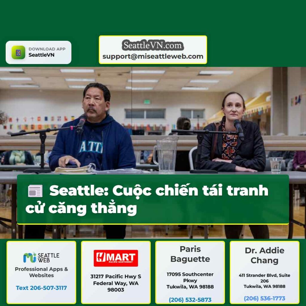 Seattle: Cuộc chiến tái tranh cử căng thẳng