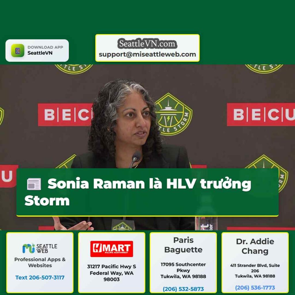 Sonia Raman là HLV trưởng Storm