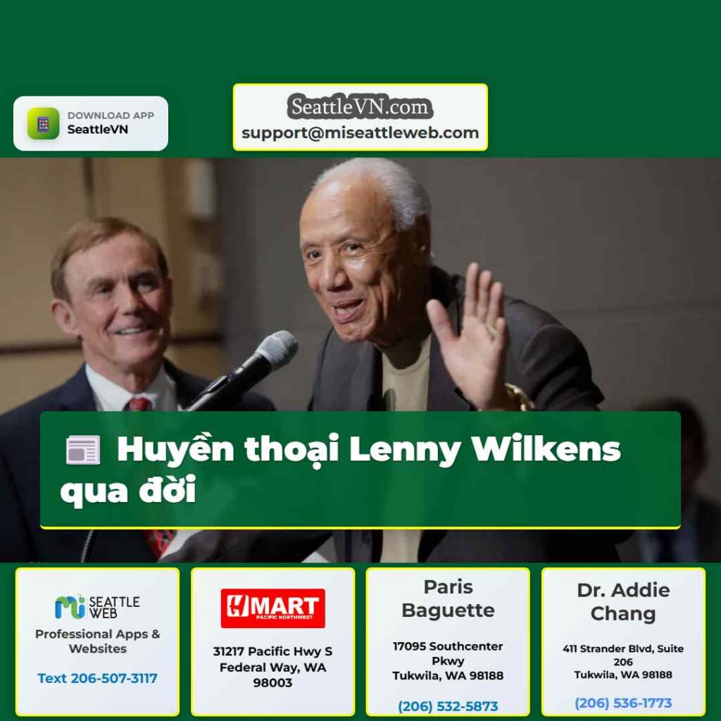 Huyền thoại Lenny Wilkens qua đời