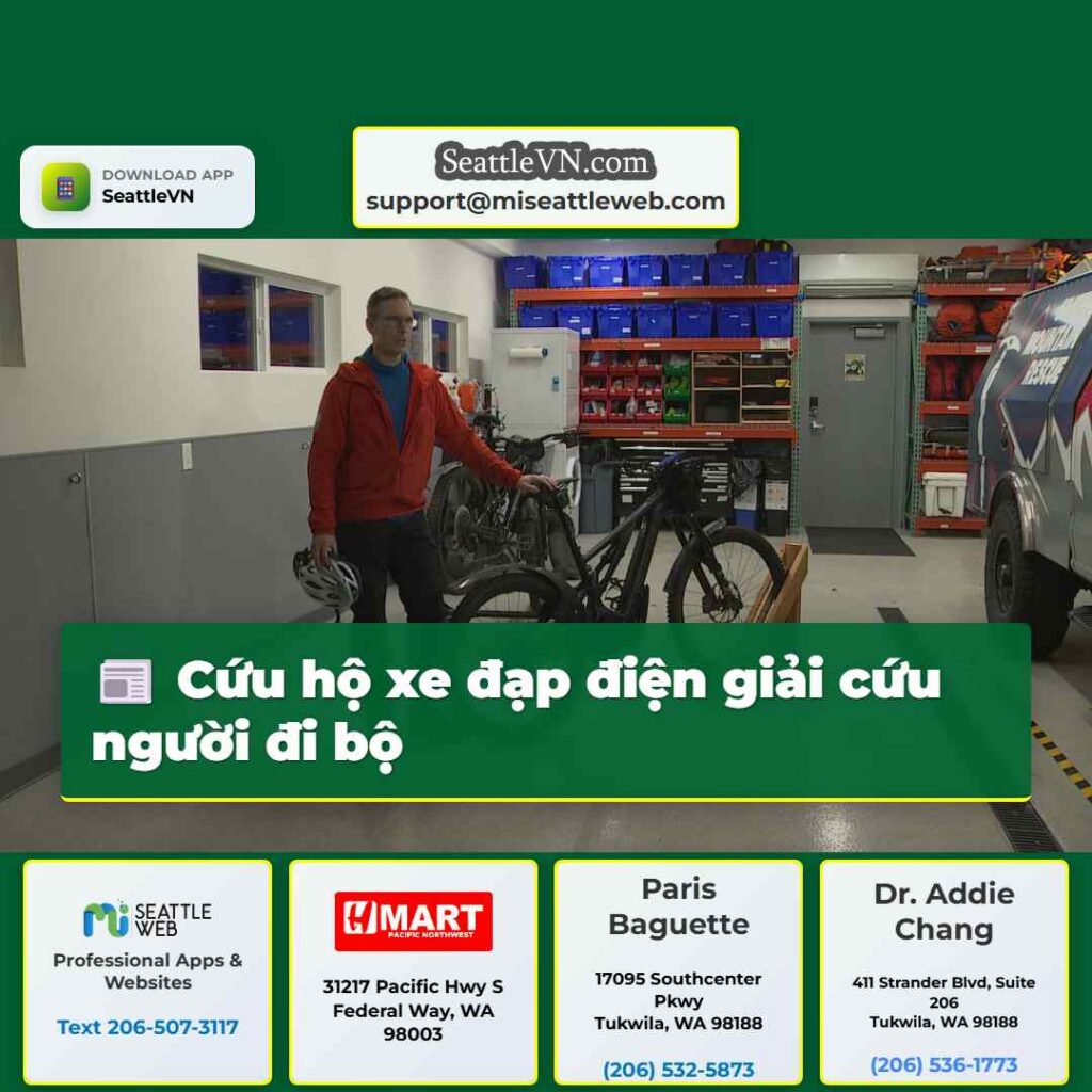 Cứu hộ xe đạp điện giải cứu người đi bộ