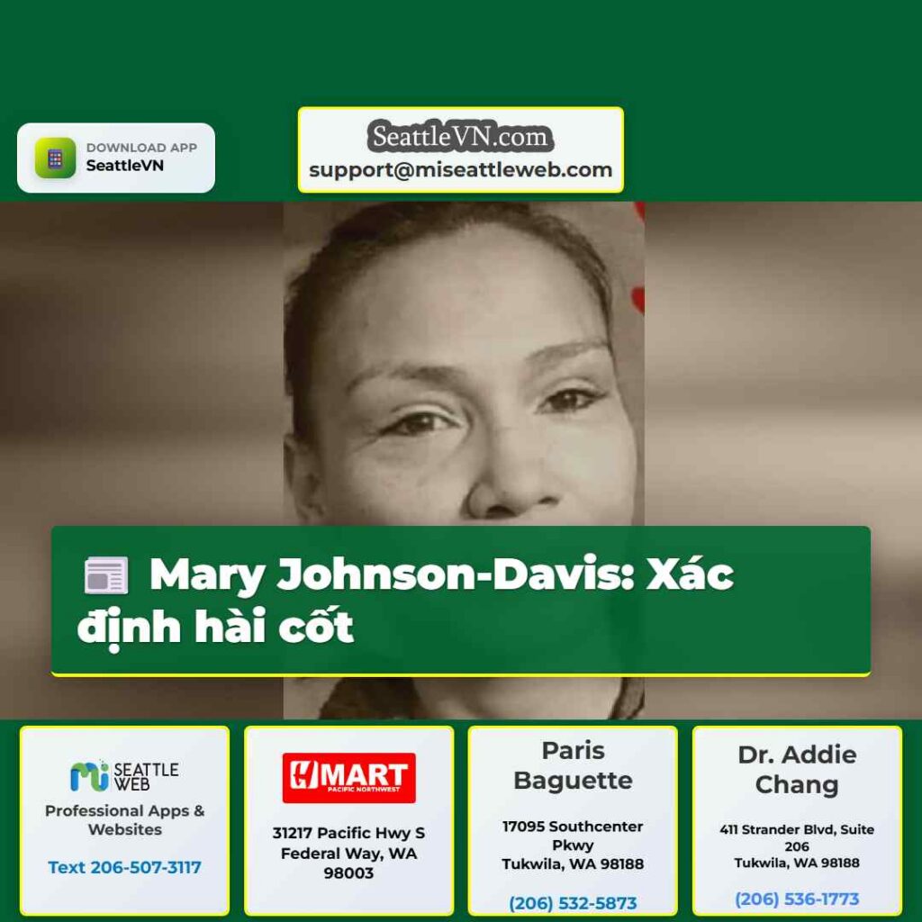 Mary Johnson-Davis: Xác định hài cốt