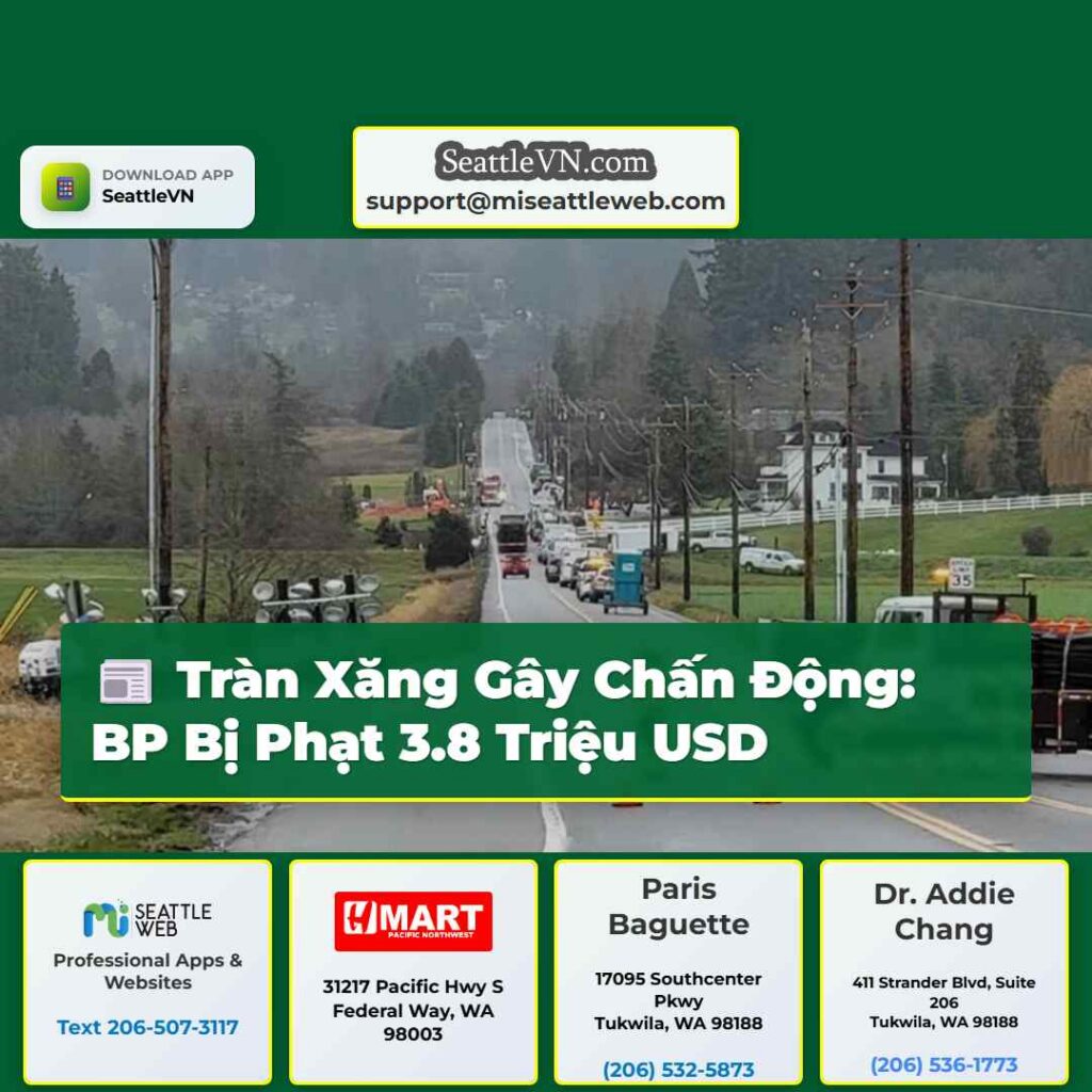 Tràn Xăng Gây Chấn Động: BP Bị Phạt 3.8 Triệu USD