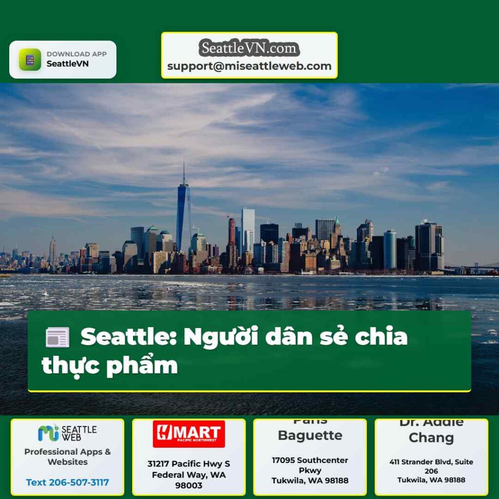 Seattle: Người dân sẻ chia thực phẩm