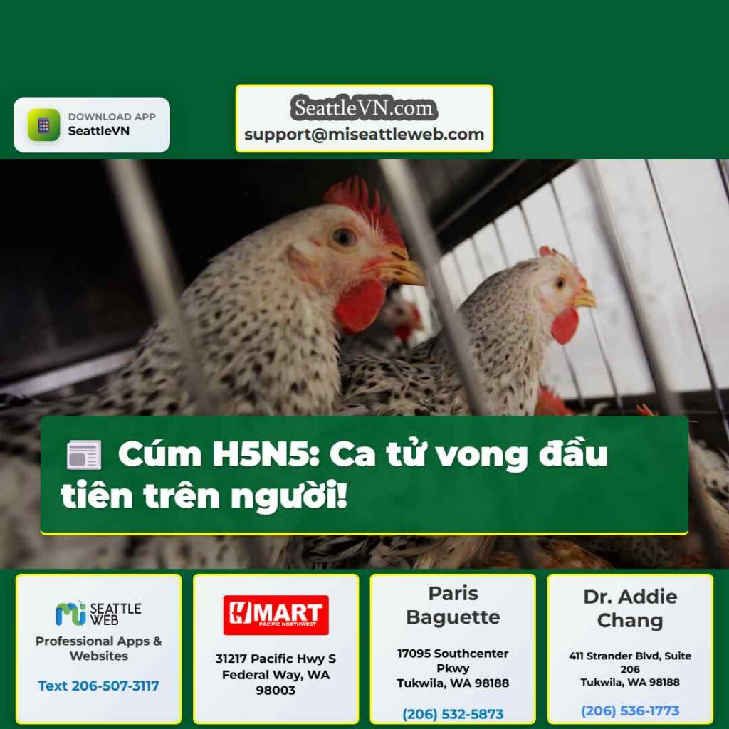 Cúm H5N5: Ca tử vong đầu tiên trên người!