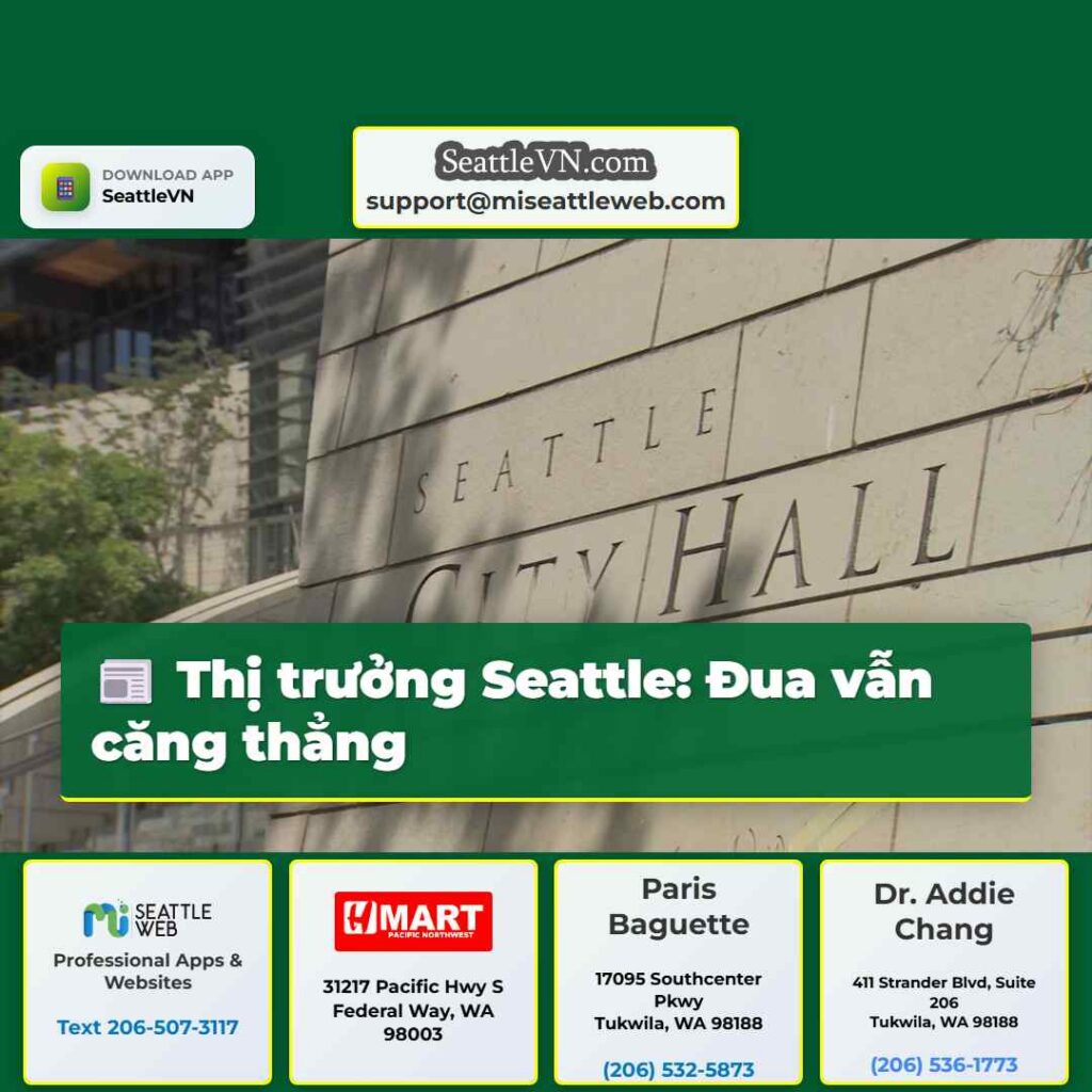 Thị trưởng Seattle: Đua vẫn căng thẳng