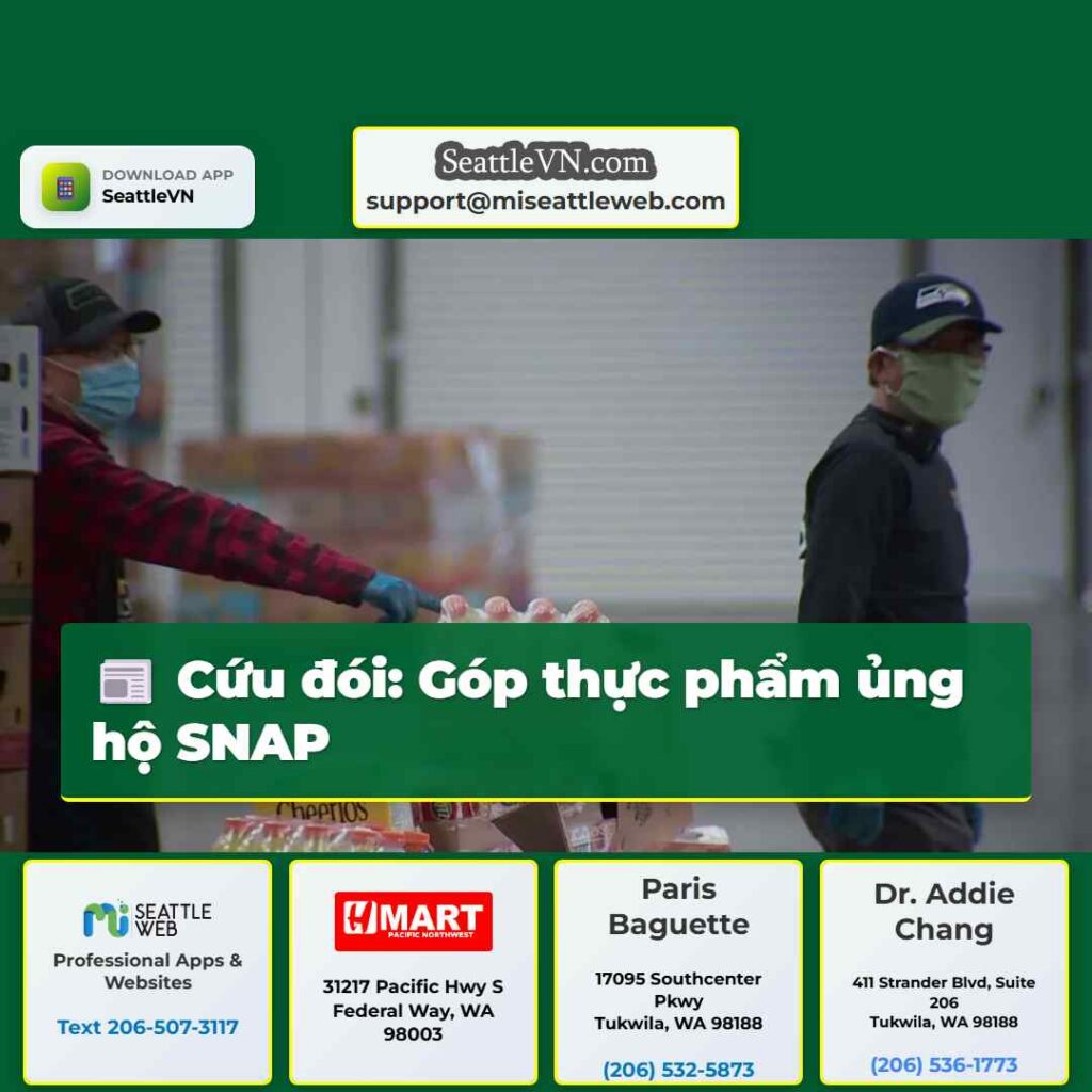 Cứu đói: Góp thực phẩm ủng hộ SNAP