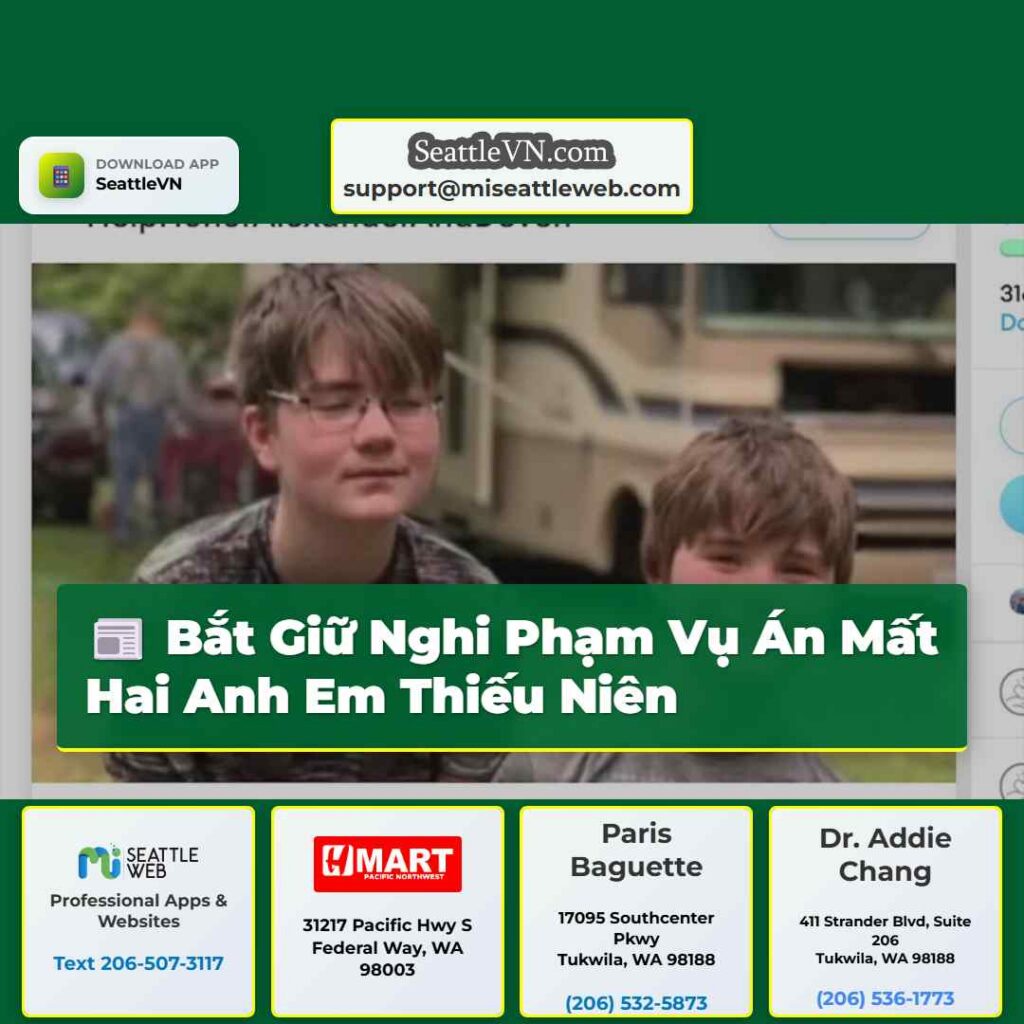 Bắt Giữ Nghi Phạm Vụ Án Mất Hai Anh Em Thiếu Niên
