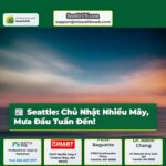 Dự Báo Thời Tiết Seattle Chủ Nhật Nhiều Mây Tiền Đề Cho Đợt Mưa Đầu Tuần