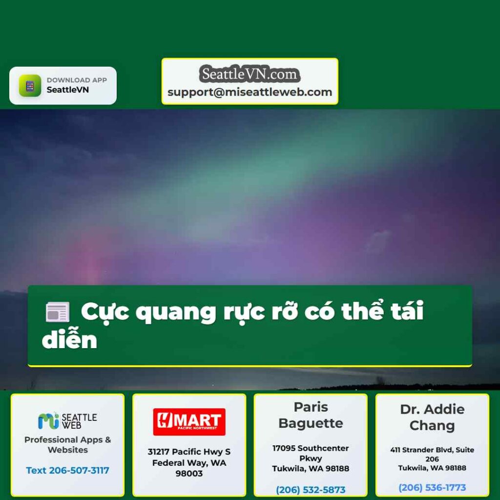 Cực quang rực rỡ có thể tái diễn